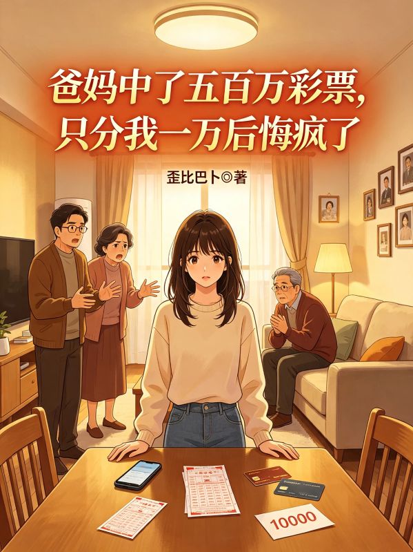 爸媽中了五百萬彩票，隻分我一萬後悔瘋了