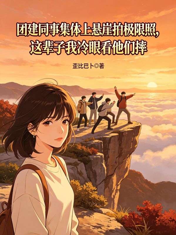 團建同事集體上懸崖拍極限照，這輩子我冷眼看他們摔