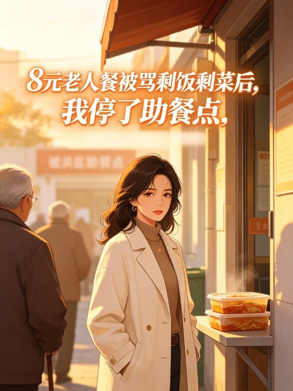 8元老人餐被罵剩飯剩菜後，我停了助餐點