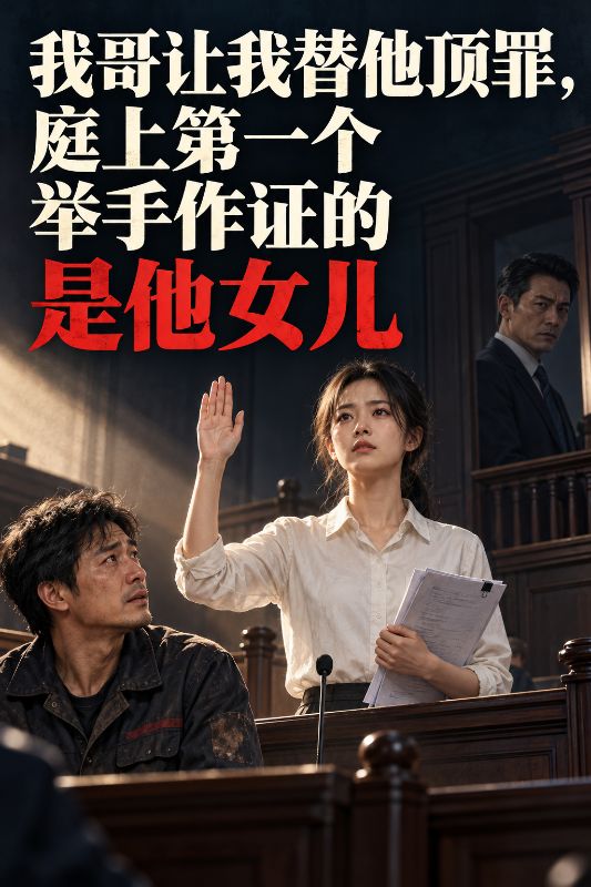 我哥讓我頂罪，庭上第一個舉手作證的是他的女兒