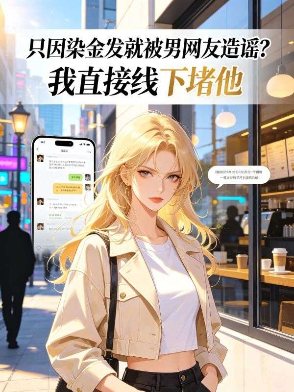 隻因染金發就被男網友造謠？我直接線下堵他