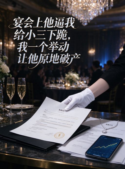 宴會上他逼我給小三下跪，我一個舉動讓他原地破產