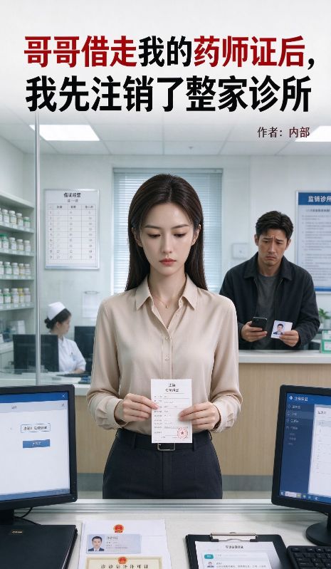 哥哥借走我的藥師證後，我先注銷了整家診所