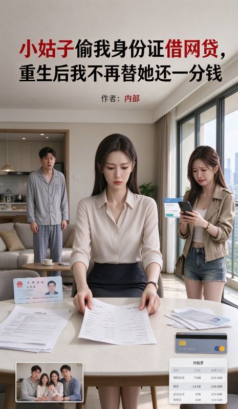 小姑子偷我身份證借網貸，重生後我不再替她還一分錢