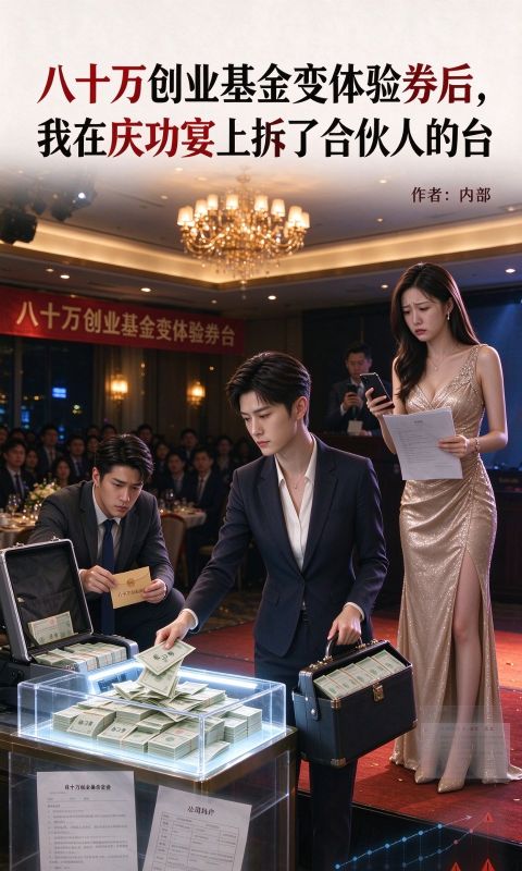 八十萬創業基金變體驗券後，我在慶功宴上拆了合夥人的台