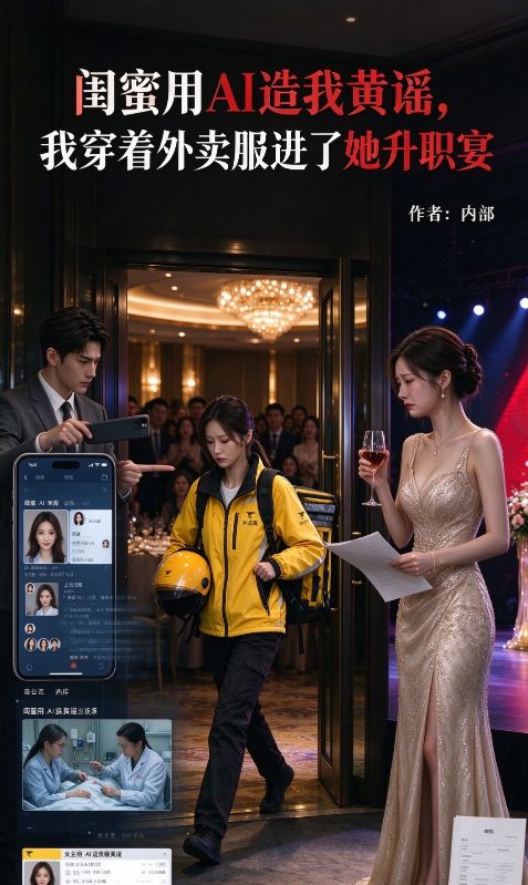閨蜜用AI造我黃謠，我穿著外賣服進了她升職宴