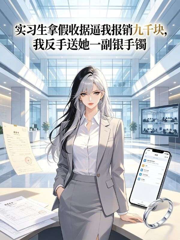 實習生拿假收據逼我報銷九千塊，我反手送她一副銀手鐲