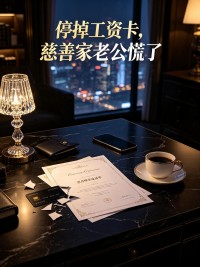 停掉工資卡，慈善家老公慌了