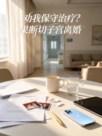 勸我保守治療？果斷切子宮離婚