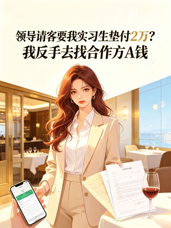 領導請客要我實習生墊付2萬？我反手去找合作方A錢