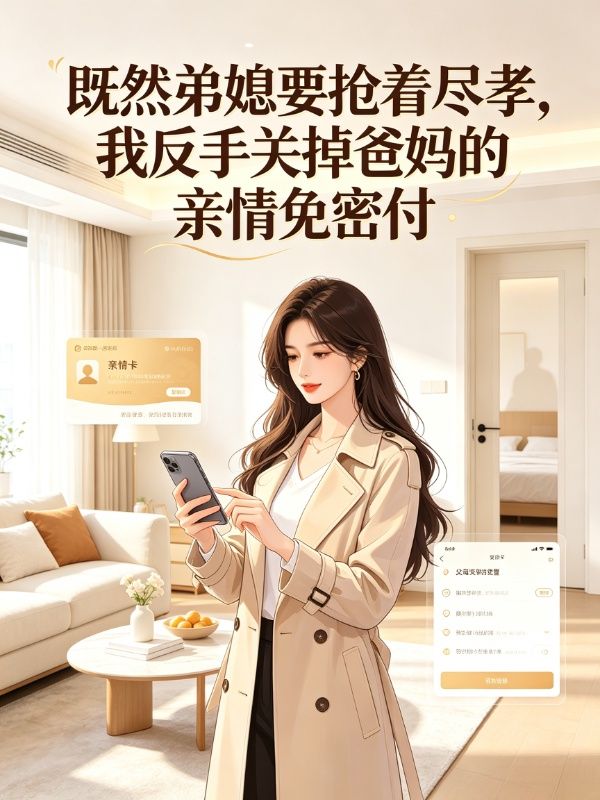 既然弟媳要搶著盡孝，我反手關掉爸媽的親情免密付