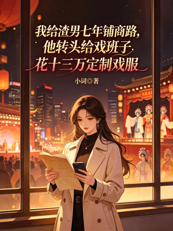 我給渣男七年鋪商路，他轉頭給戲班子花十三萬定製戲服