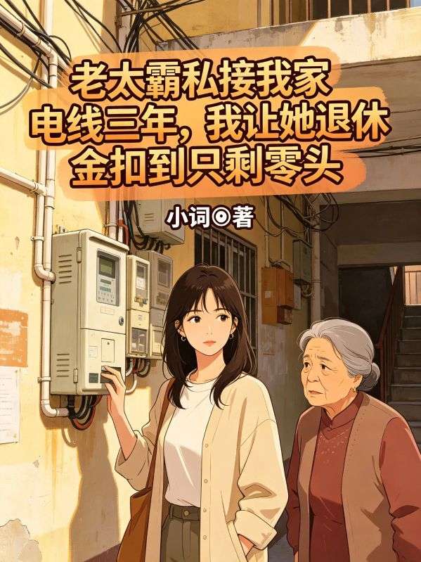 老太霸私接我家電線三年，我讓她退休金扣到隻剩零頭