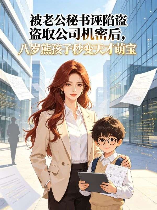 被老公秘書誣陷盜取公司機密後，八歲熊孩子秒變天才萌寶